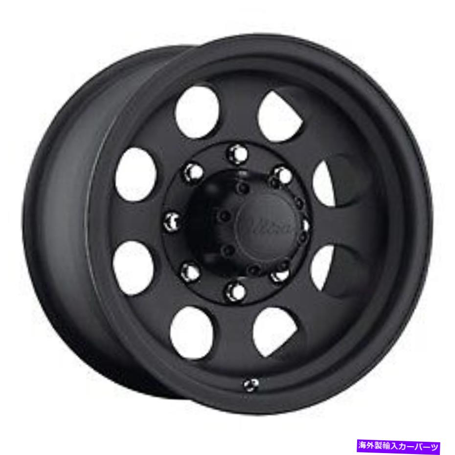 ホイール　４本セット 17x9 PACER 164B LT MODブラックマットブラックホイール8x6.5（-12mm）4のセット 17x9 Pacer 164B LT Mod Black Matte Black Wheels 8x6.5 (-12mm) Set of 4【並行輸入品】