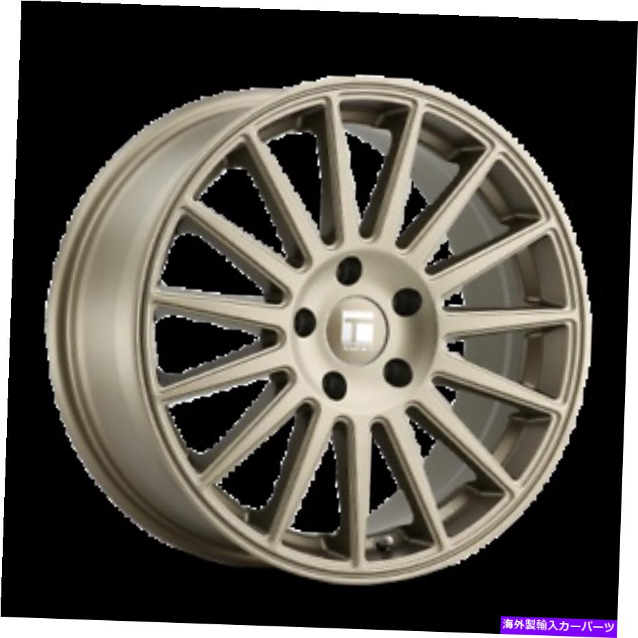 ホイール　４本セット 20x9 Touren TR92マットゴールドホイール5x4.5（35mm）セット4 20x9 TOUREN TR92 Matte Gold Wheels 5x4.5 (35mm) Set of 4【並行輸入品】