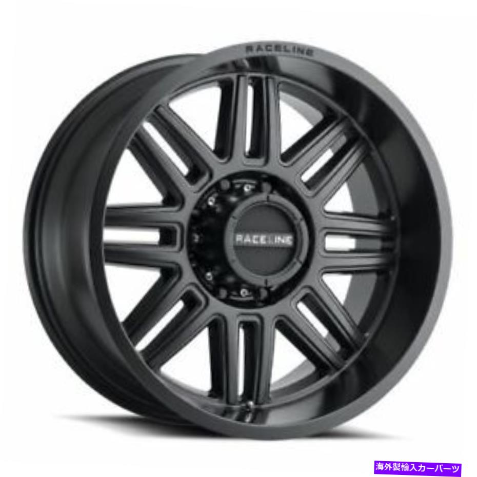 ホイール　４本セット 17x9 Raceline 948bスプリットサテンブラックホイール6x5.5（-12mm）セット4 17x9 Raceline 948B Split Satin Black Wheels 6x5.5 (-12mm) Set of 4【並行輸入品】