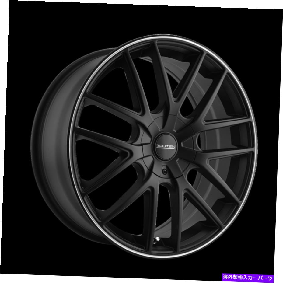 ホイール　４本セット 20x8.5 Touren TR60ブラック/機械加工リングホイール5x108/5x4.5（40mm）セット4 20x8.5 TOUREN TR60 Black/Machined RING Wheels 5x108/5x4.5 (40mm) Set of 4【並行輸入品】｜Us Custom Parts Shop USDM