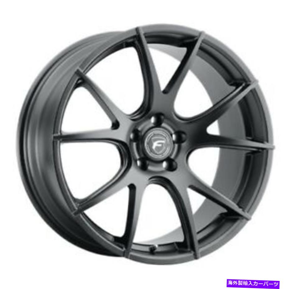 ホイール　４本セット 19x9 forgestar f122 cf5vサテンブラックホイール5x4.5（35mm）セット4 19x9 Forgestar F122 CF5V Satin Black Wheels 5x4.5 (35mm) Set of 4【並行輸入品】