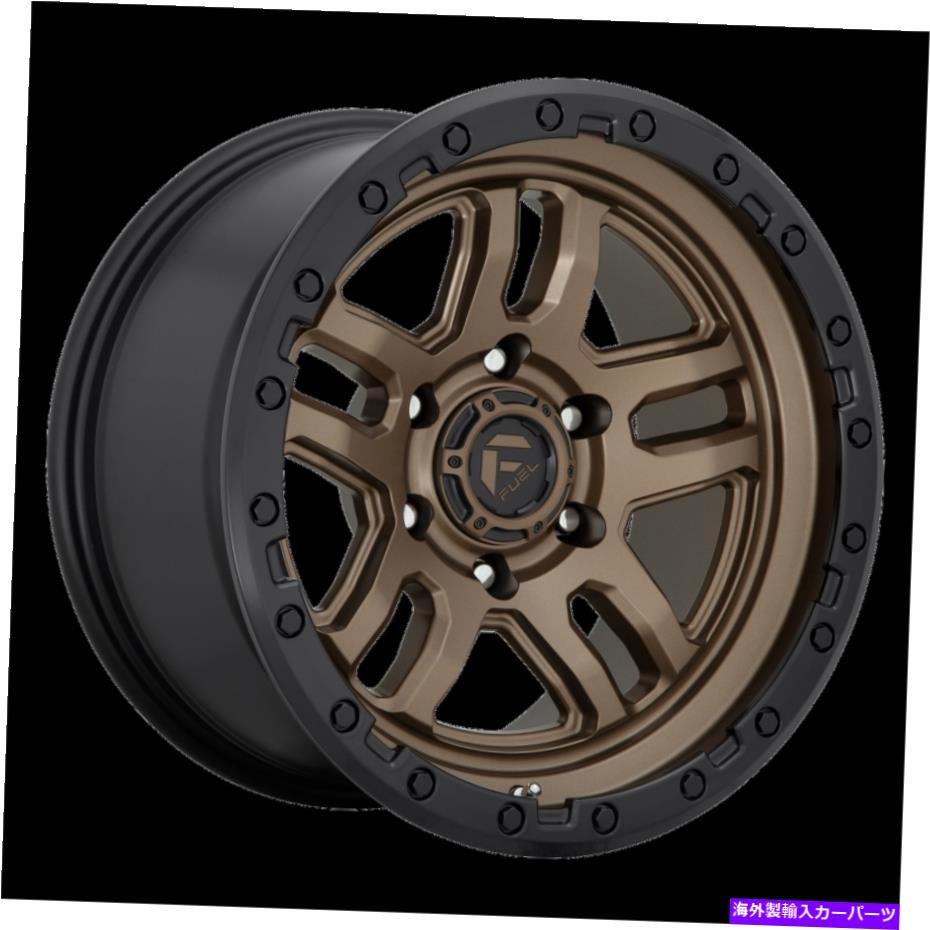ホイール　４本セット 18x9燃料D702弾薬ブロンズブラックビーズリングホイール6x135（20mm）セット4 18x9 Fuel D702 Ammo Bronze Black Bead Ring Wheel 6x135 (20mm) Set of 4【並行輸入品】