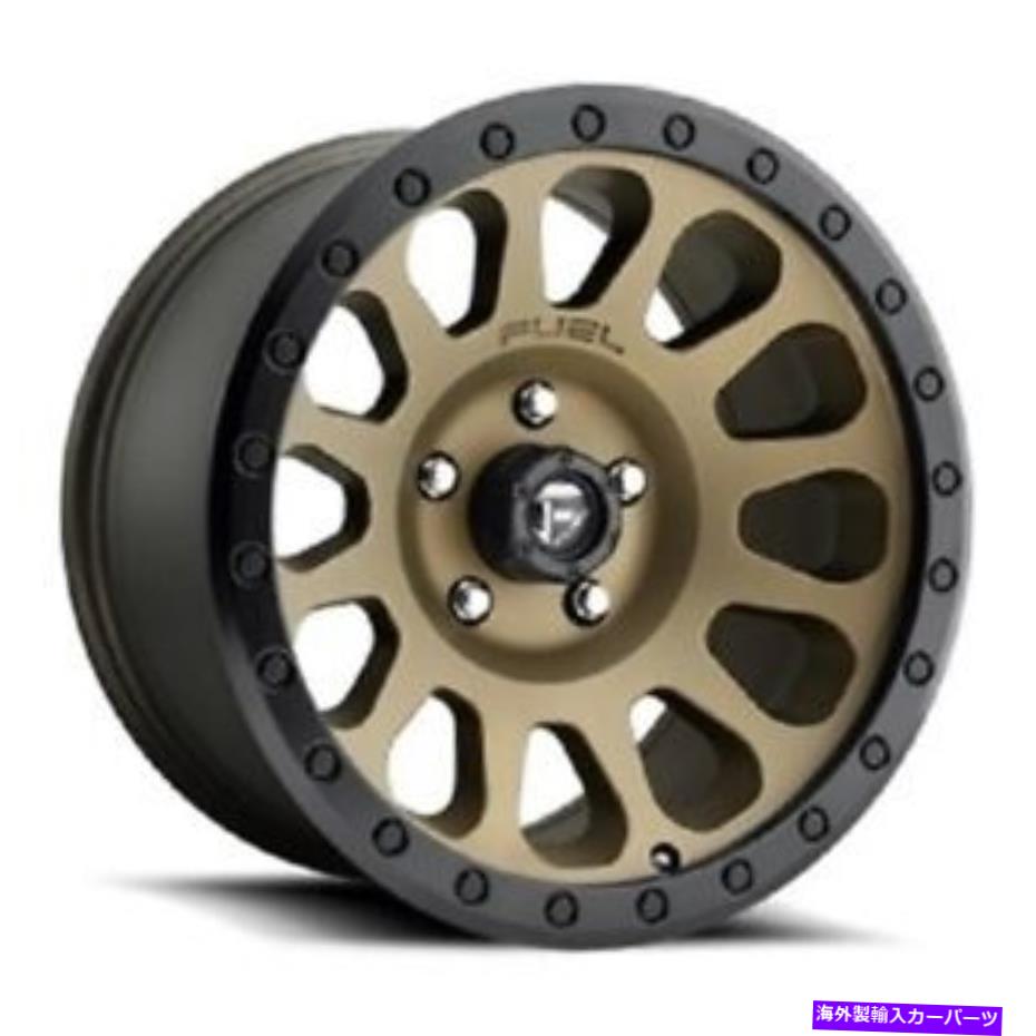 ホイール　４本セット 17x8.5 d600燃料ベクターブロンズホイール6x5.5（7mm）セット4 17x8.5 D600 Fuel Vector Bronze Wheels 6x5.5 (7mm) Set of 4【並行輸入品】