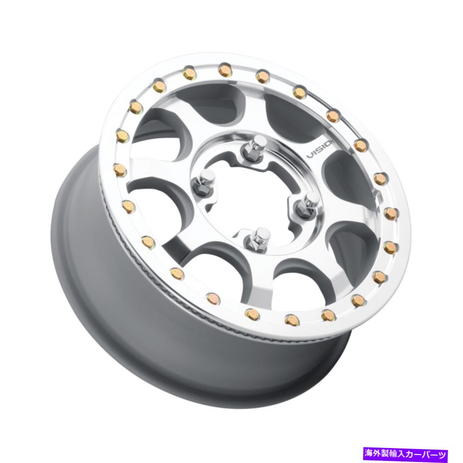 ホイール 4本セット 15x6 Vision 351フロー機械加工ホイール4x156(50.6mm)セット4 15x6 Vision 351 Flow Machined Wheels 4x156 (50.6mm) Set of 4【並行輸入品】|Us Custom Parts Shop USDM