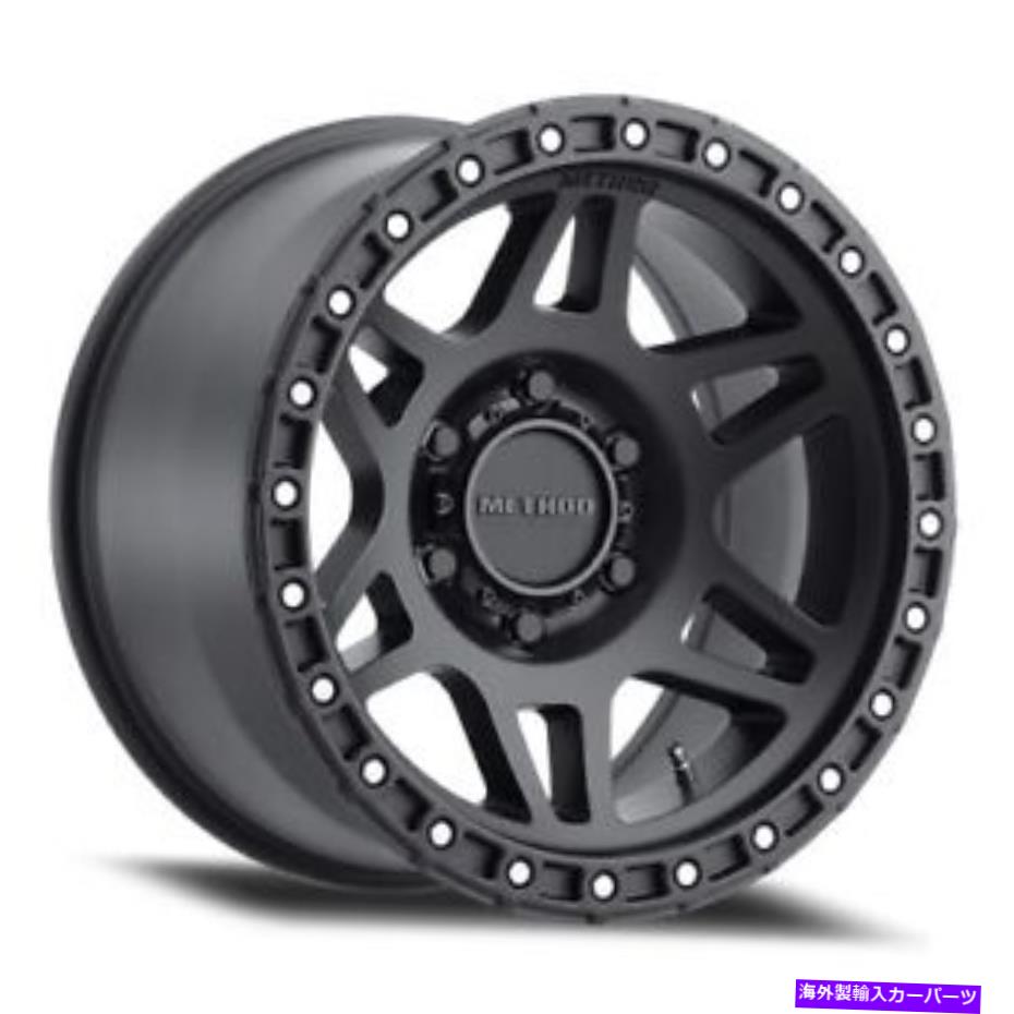 ホイール　４本セット 17x9メソッドMR312マットブラックホイール5x5（-12mm）セット4 17x9 Method MR312 Matte Black Wheels 5x5 (-12mm) Set of 4【並行輸入品】