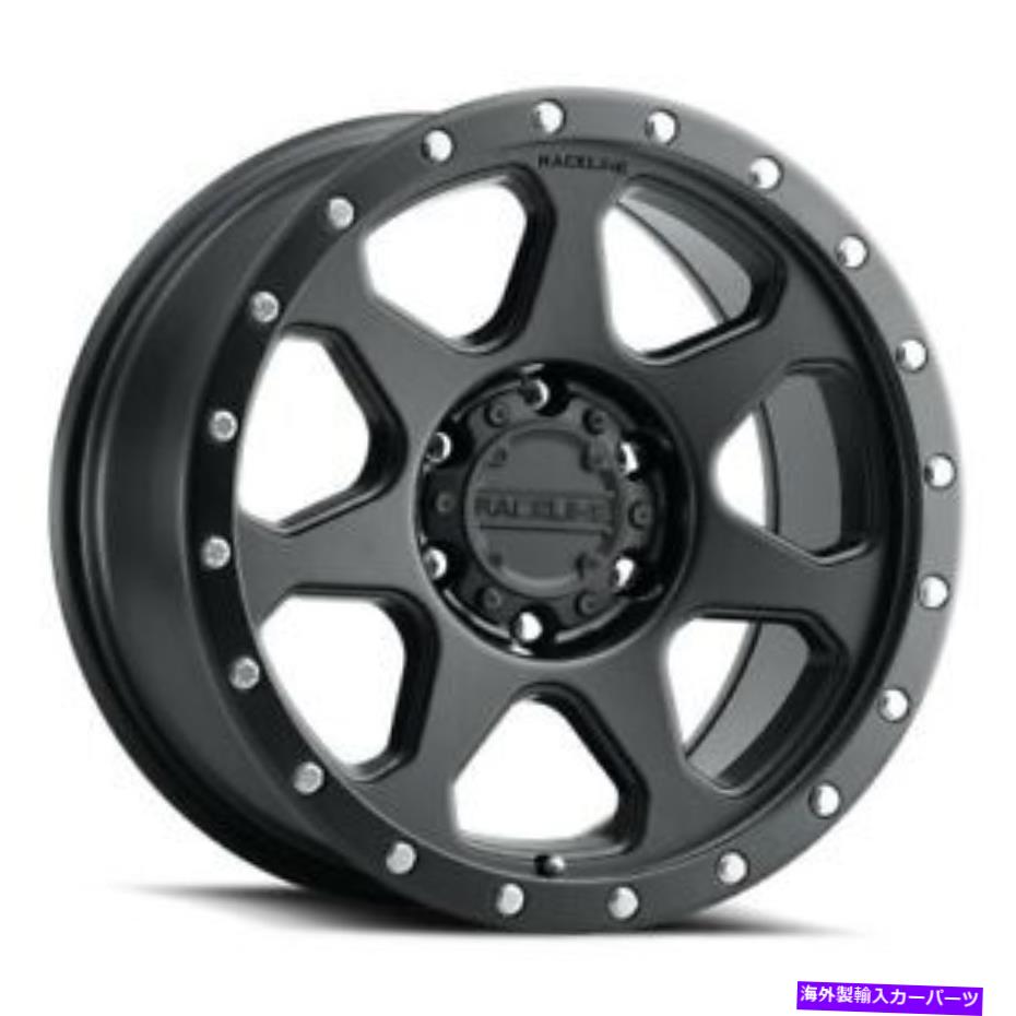 ホイール　４本セット 17x8.5 Raceline 949b 7xサテンブラックホイール6x5.5（18mm）セット4 17x8.5 Raceline 949B 7X Satin Black Wheels 6x5.5 (18mm) Set of 4【並行輸入品】｜Us Custom Parts Shop USDM