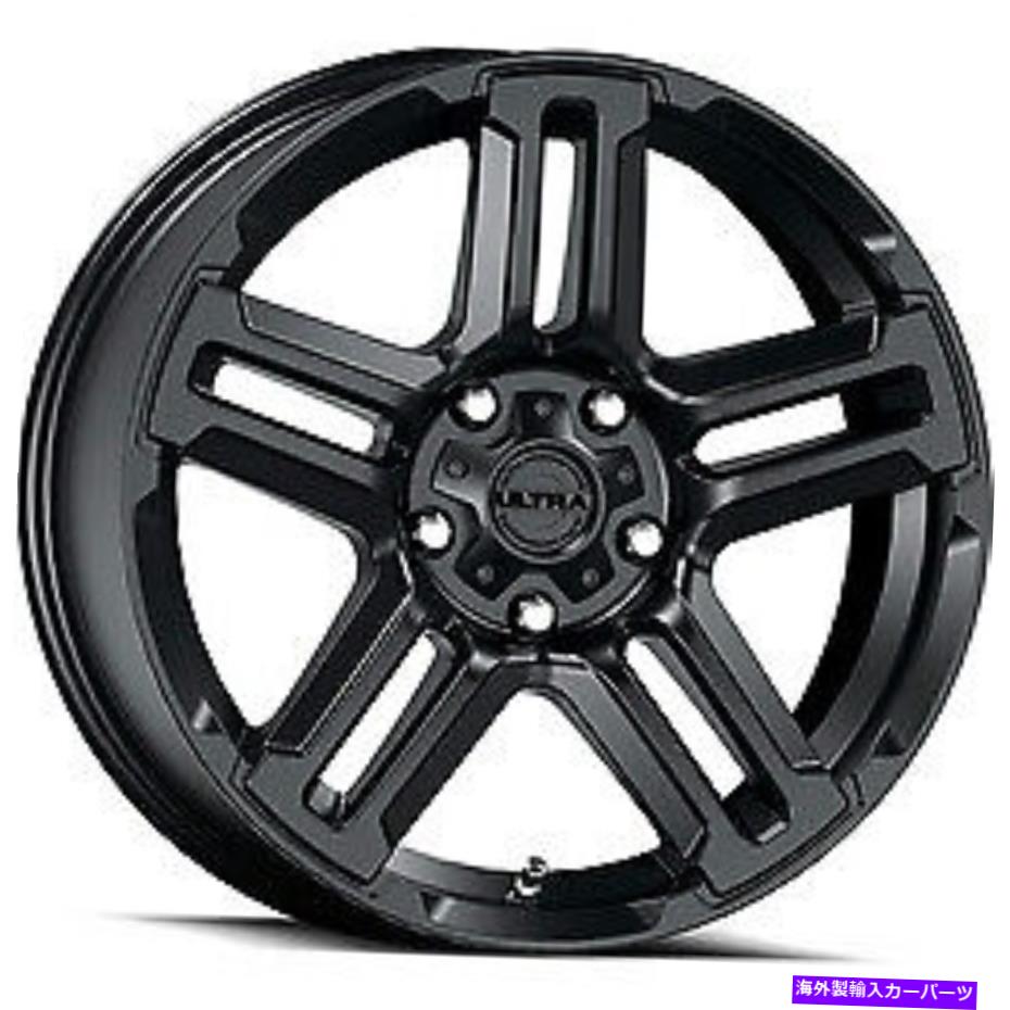 ホイール　４本セット 17x8 Ultra 258SB Prowlerを持ち上げたサテンブラックホイール5x4.5（30mm）セット4 17x8 Ultra 258SB Prowler Lifted Satin Black Wheels 5x4.5 (30mm) Set of 4【並行輸入品】｜Us Custom Parts Shop USDM