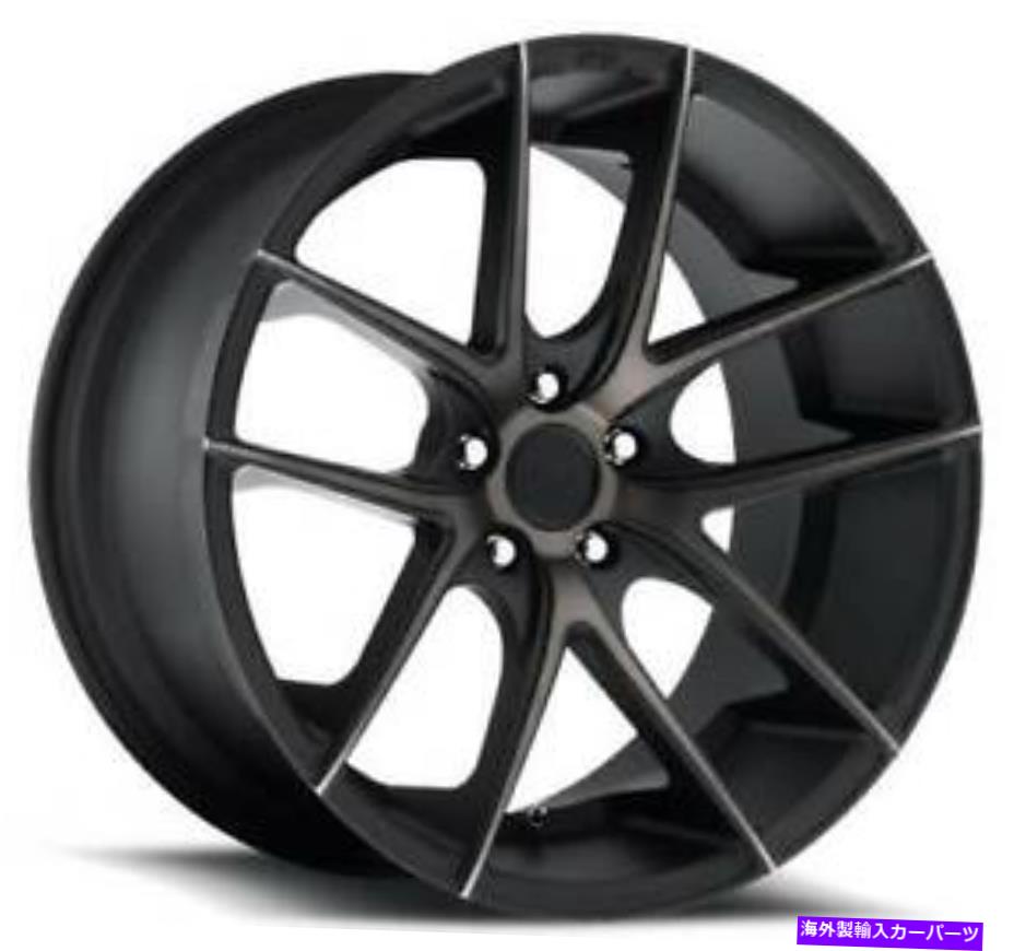 ホイール　４本セット 18x8 M130ニッチターガブラック機械加工ホイール5x4.5（40mm）セット4 18x8 M130 Niche Targa Black Machined Wheels 5x4.5 (40mm) Set of 4【並行輸入品】