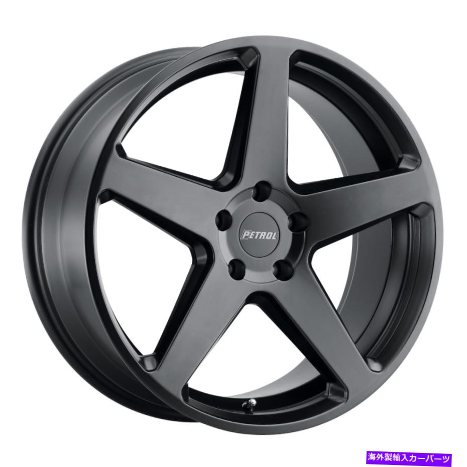 ホイール　４本セット 20x8.5ガソリンP2Cセミグロスブラックホイール5x115（40mm）セット4のセット 20x8.5 Petrol P2C Semi Gloss Black Wheels 5x115 (40mm) Set of 4【並行輸入品】