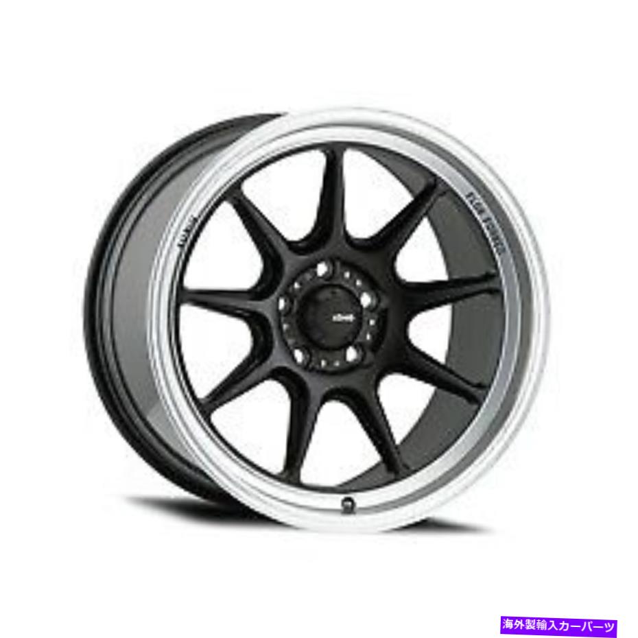 ホイール　４本セット 17x9 Konig 105MBカウンターグラムマットブラックホイール5x114.3（43mm）セット4 17x9 Konig 105MB Countergram Matte Black Wheels 5x114.3 (43mm) Set of 4【並行輸入品】｜Us Custom Parts Shop USDM