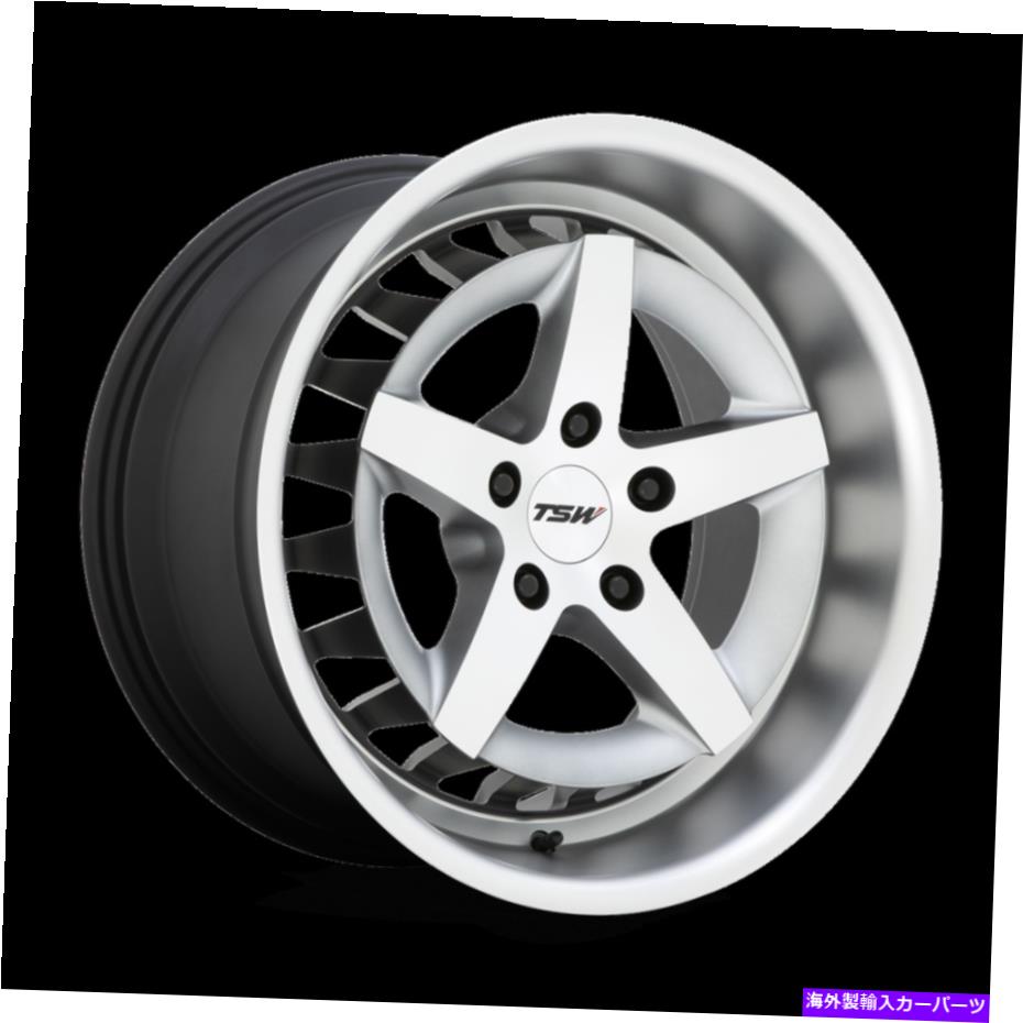 ホイール　４本セット 18x10 TSW Degnerマットチタンと機械加工されたフェイスホイール5x4.5（40mm）セット4のセット 18x10 TSW Degner Matte Titanium With Machined Face Wheels 5x4.5 (40mm) Set of 4【並行輸入品】｜Us Custom Parts Shop USDM