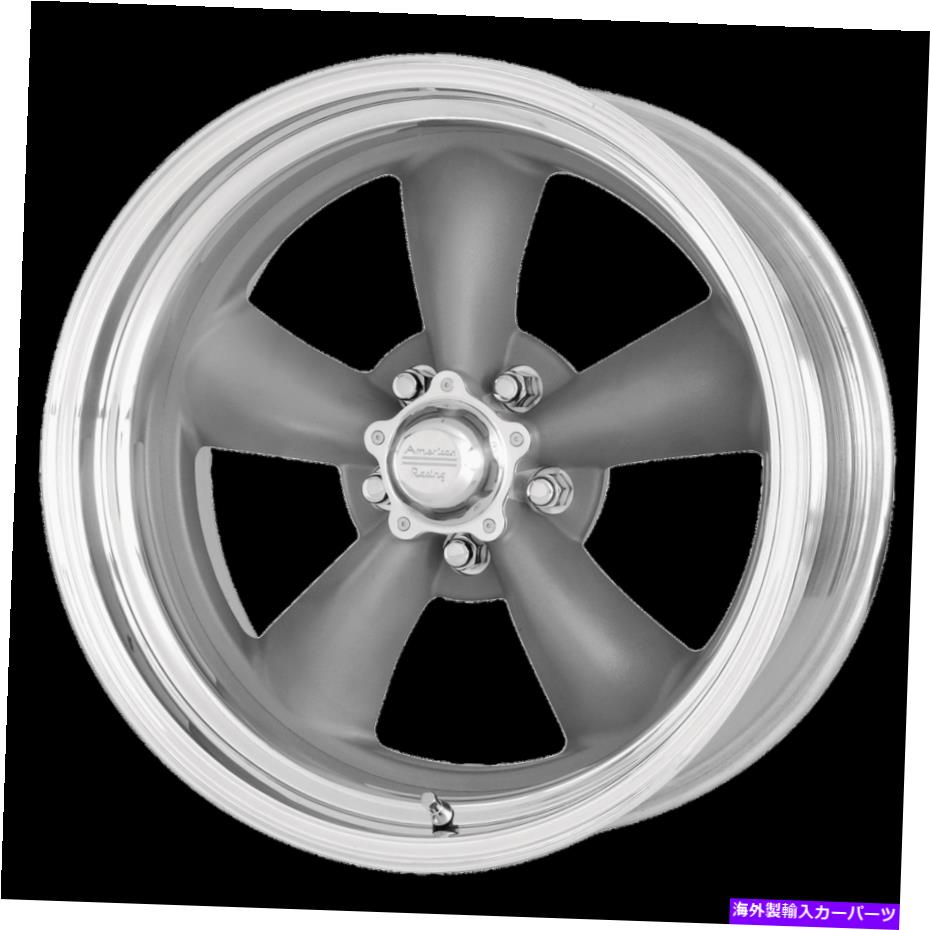 ホイール　４本セット 20x8 American Racing VN215 Torq Thrust II Mag Gray Wheels Blank（0mm）4のセット 20x8 American Racing VN215 Torq Thrust II Mag Gray Wheels Blank (0mm) Set of 4【並行輸入品】
