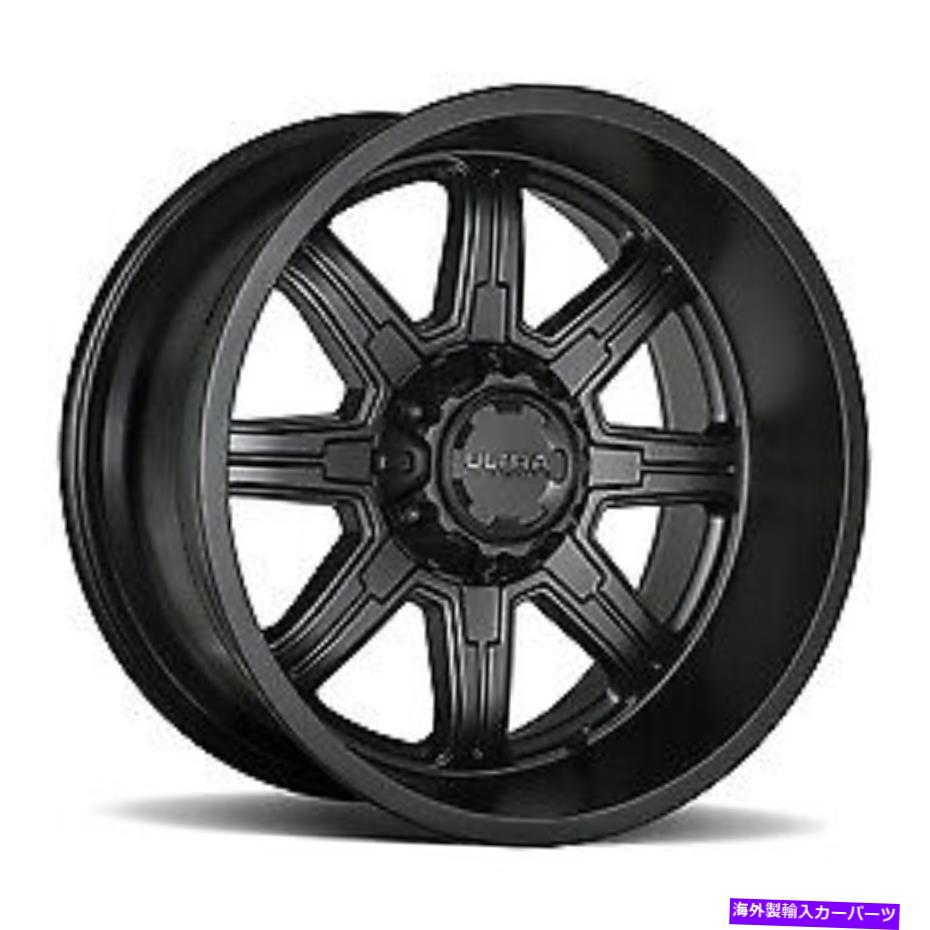 ホイール　４本セット 20x9ウルトラ229SBメナスサテンブラックホイール6x135（18mm）セット4 20x9 Ultra 229SB Menace Satin Black Wheels 6x135 (18mm) Set of 4【並行輸入品】
