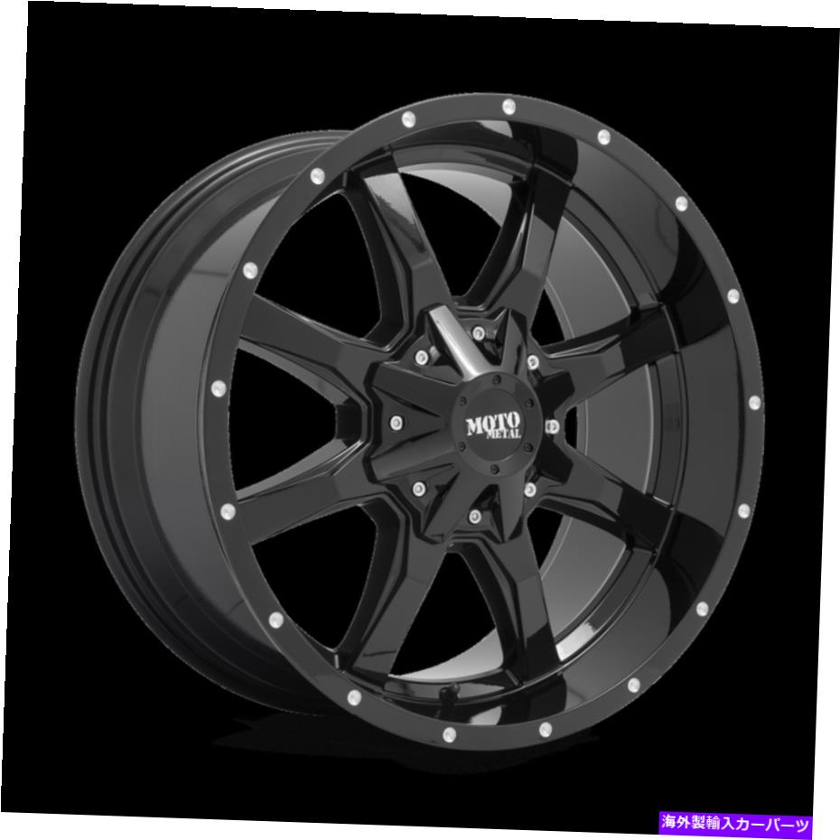 ホイール　４本セット 20x10 Moto Metal Mo970 Gloss Black Milled Wheels 5x5.5/5x150（-18mm）セット4 20x10 Moto Metal MO970 Gloss Black Milled Wheels 5x5.5/5x150 (-18mm) Set of 4【並行輸入品】｜Us Custom Parts Shop USDM
