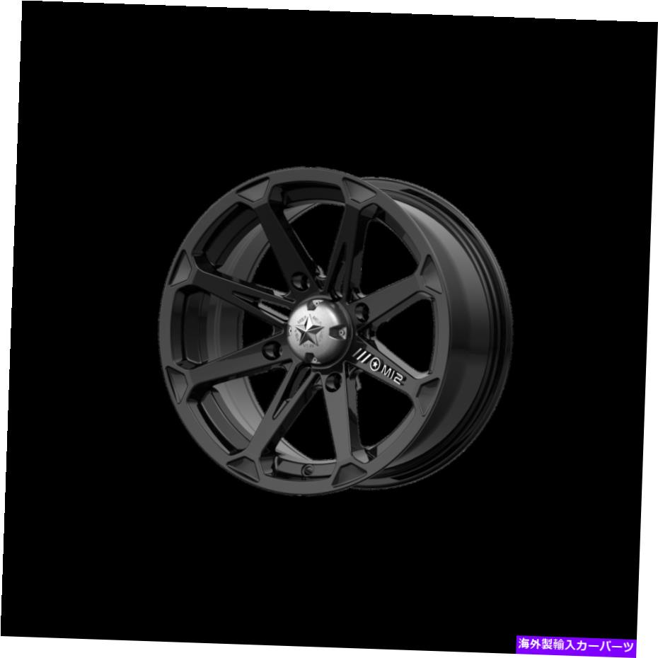 ホイール　４本セット 18x7 MSAオフロードM12ディーゼルUTVグロスブラックホイール4x156（10mm）セット4 18x7 MSA Offroad M12 Diesel UTV Gloss Black Wheels 4x156 (10mm) Set of 4【並行輸入品】