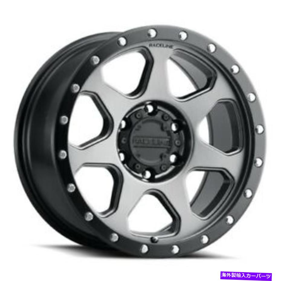 ホイール　４本セット 17x8.5 Raceline 949g 7x Gunmetal Wheels 6x135（18mm）セット4のセット 17x8.5 Raceline 949G 7X Gunmetal Wheels 6x135 (18mm) Set of 4【並行輸入品】