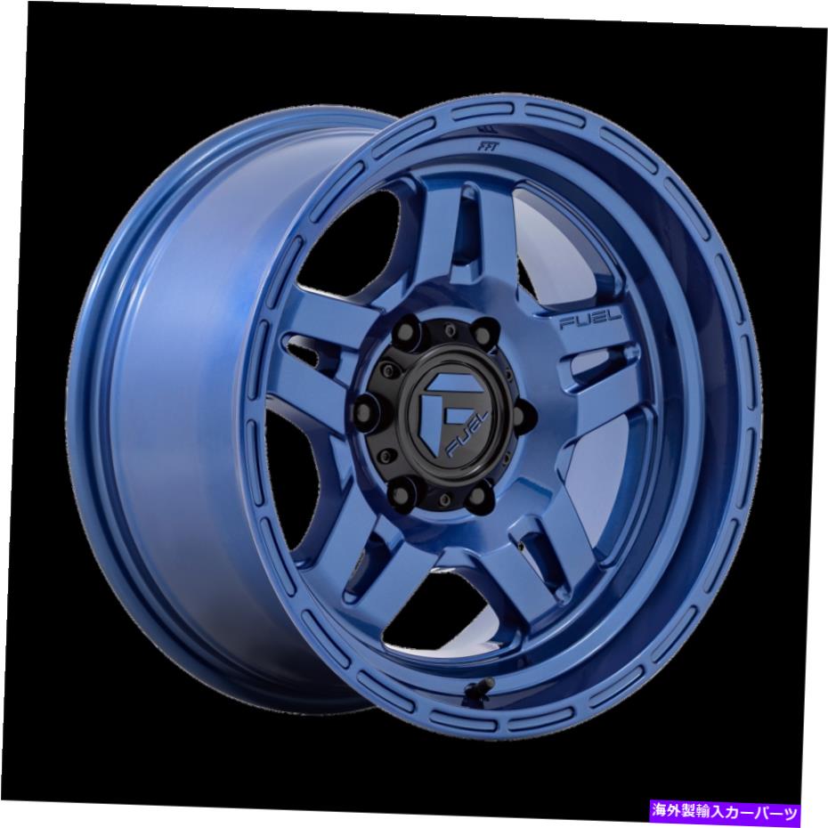 ホイール　４本セット 17x8.5燃料オフロードD802酸化物ダークブルーホイール5x5（-10mm）セット4 17x8.5 Fuel Off-Road D802 Oxide Dark Blue Wheels 5x5 (-10mm) Set of 4【並行輸入品】