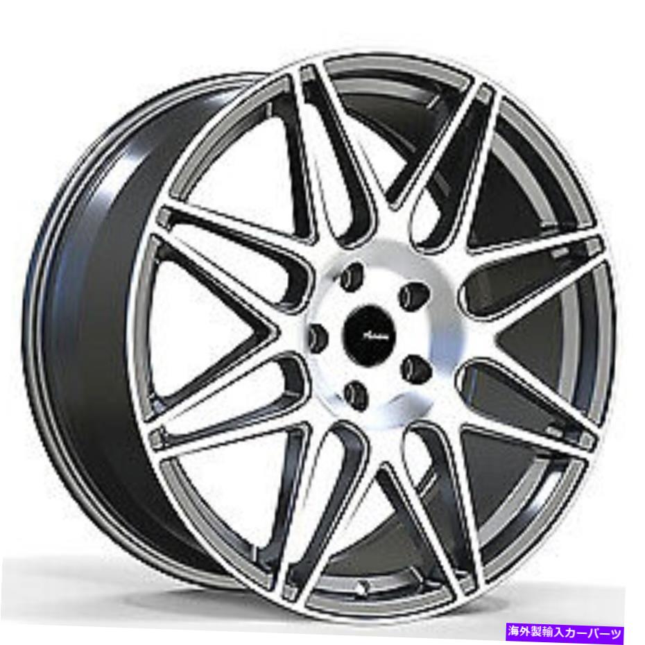 ホイール　４本セット 20x10 Advanti Racing 88mg Classe Grey機械加工ホイール5x120（35mm）セット4 20x10 Advanti Racing 88MG Classe Grey Machined Wheels 5x120 (35mm) Set of 4【並行輸入品】