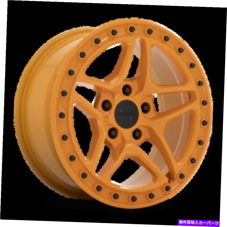 ホイール　４本セット 17x8ビクター機器バーググロスオレンジホイール5x130（10mm）4のセット 17x8 Victor Equipment BERG Gloss Orange Wheels 5x130 (10mm) Set of 4【並行輸入品】