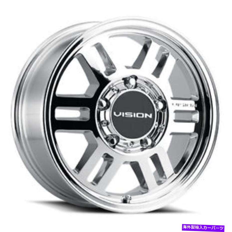 ホイール 4本セット 16x6.5 Vision 355 Manx 2オーバーランドクロムホイール6x130(45mm)セット4 16x6.5 Vision 355 Manx 2 Overland Chrome Wheels 6x130 (45mm) Set of 4【並行輸入品】|Us Custom Parts Shop USDM