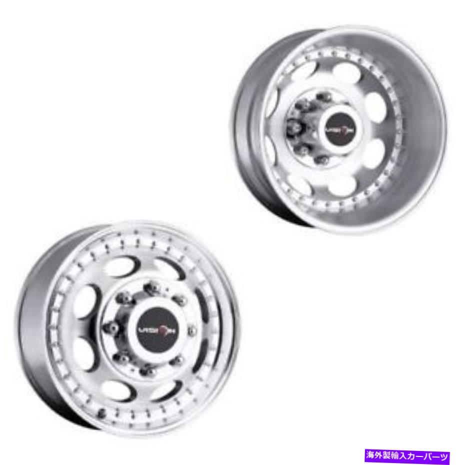 ホイール　４本セット 17x6.5 Vision 181 Hauler Decally Machined GM Dodge Ford Wheels 8x6.5セット4セット 17x6.5 Vision 181 Hauler Dually Machined GM DODGE FORD Wheels 8x6.5 Set of 4【並行輸入品】