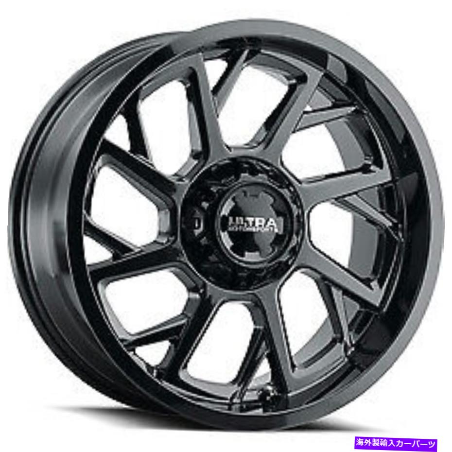 ホイール　４本セット 18x9ウルトラ120bkパトリオットグロスブラックホイール8x170（12mm）セット4 18x9 Ultra 120BK Patriot Gloss Black Wheel 8x170 (12mm) Set of 4【並行輸入品】