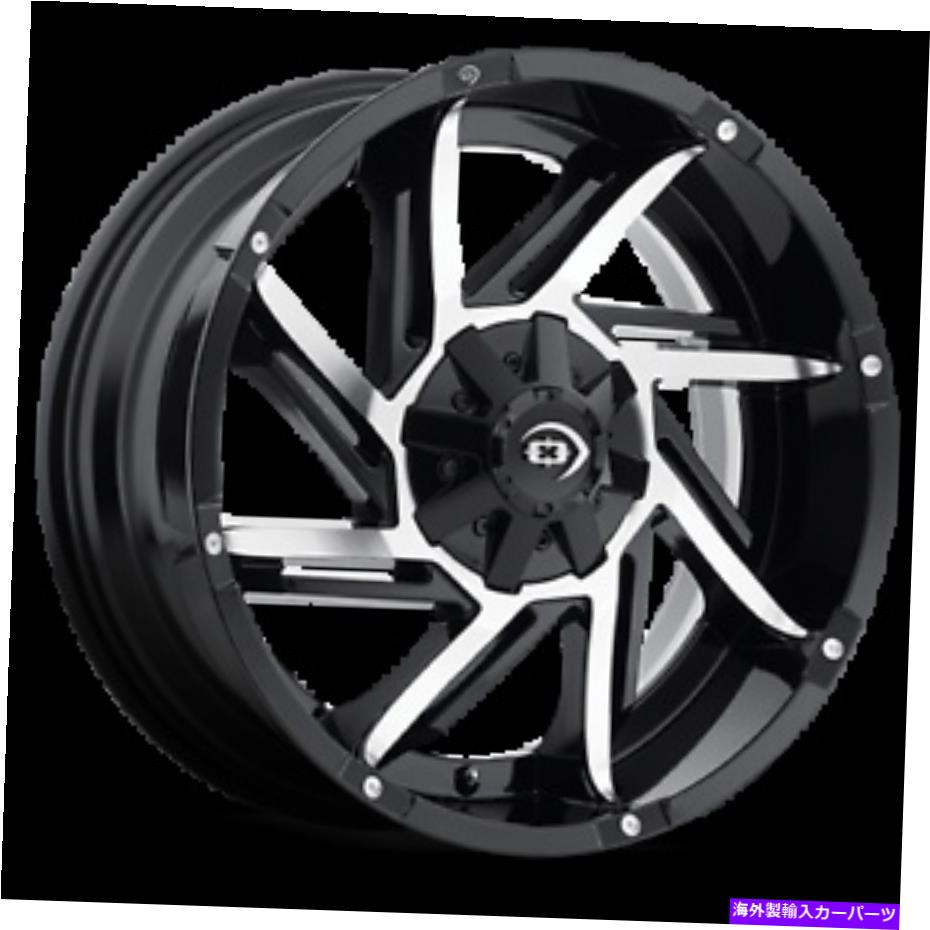 ホイール　４本セット 20x12 Vision 422 Prowler Gloss Black Machined Face Wheels 8x180（-51mm）セット4 20x12 Vision 422 Prowler Gloss Black Machined Face Wheels 8x180 (-51mm) Set of 4【並行輸入品】