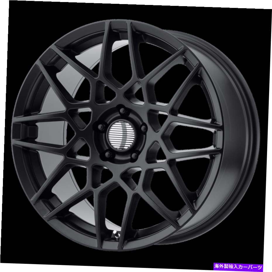ホイール　４本セット 19x10 OE Creations PR178サテンブラックホイール5x4.5（48mm）セット4 19x10 OE Creations PR178 Satin Black Wheels 5x4.5 (48mm) Set of 4【並行輸入品】