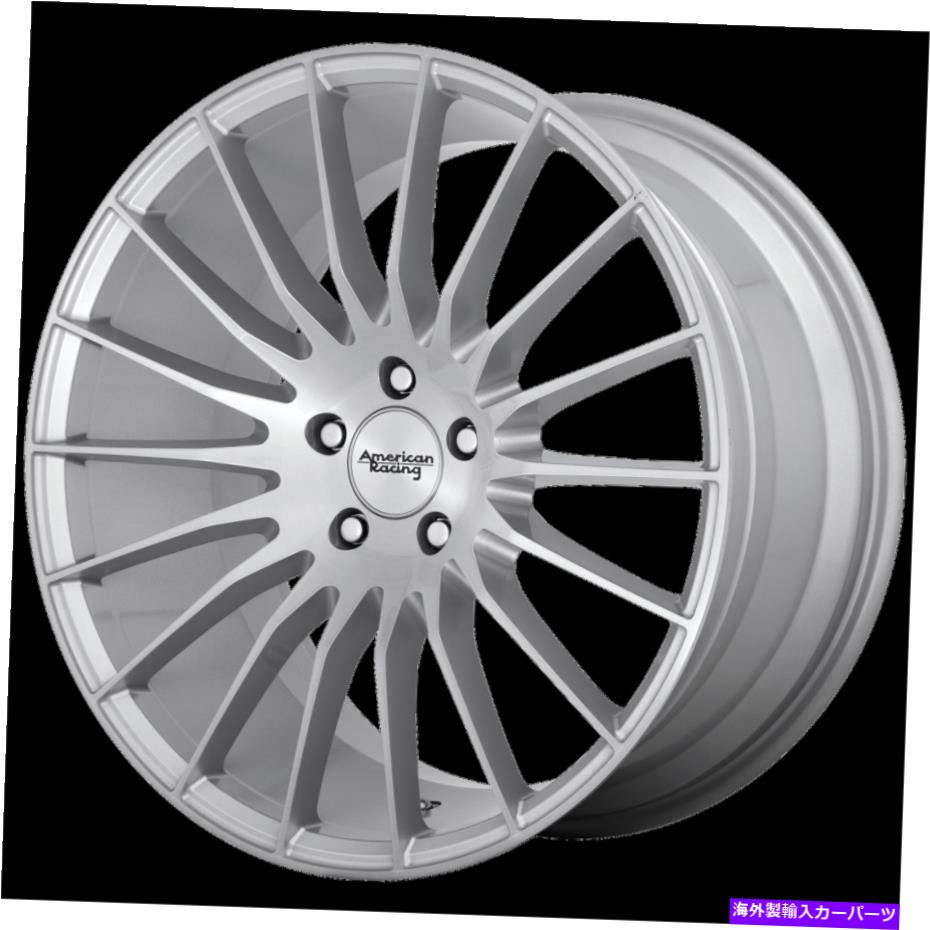 ホイール　４本セット 20x10 American Racing AR934 FASTLANE BRUSHED SILVER WHEELS 5x4.5（40mm）セット4 20x10 American Racing AR934 Fastlane Brushed Silver Wheels 5x4.5 (40mm) Set of 4【並行輸入品】