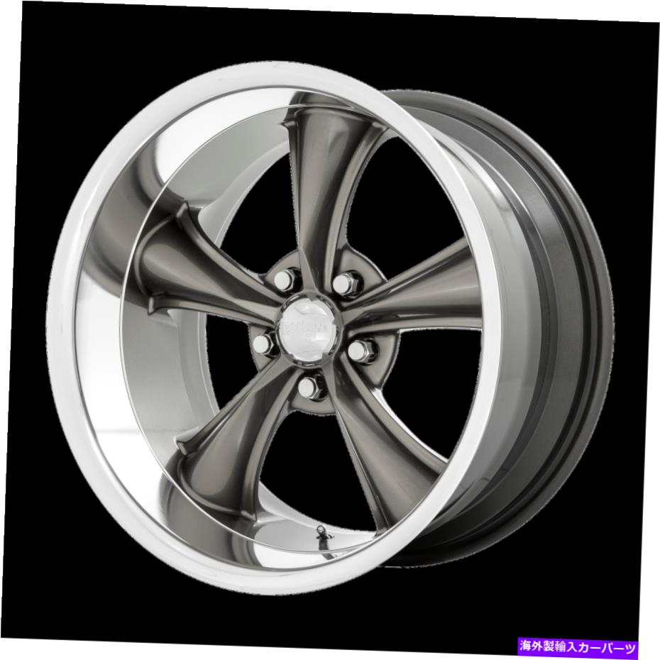 ホイール　４本セット 18x9.5アメリカンレーシングVN338ボスTTグラファイトホイール5x4.75（-4mm）セット4 18x9.5 American Racing VN338 BOSS TT Graphite Wheel 5x4.75 (-4mm) Set of 4【並行輸入品】｜Us Custom Parts Shop USDM