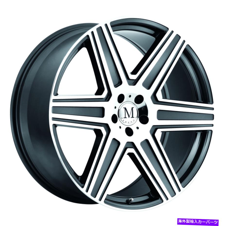 ホイール　４本セット 19x9.5マンドラスアトラスガンメタルw/ミラーカットフェイスホイール5x112（53mm）セット4セット 19x9.5 Mandrus Atlas Gunmetal W/Mirror Cut Face Wheels 5x112 (53mm) Set of 4【並行輸入品】｜Us Custom Parts Shop USDM