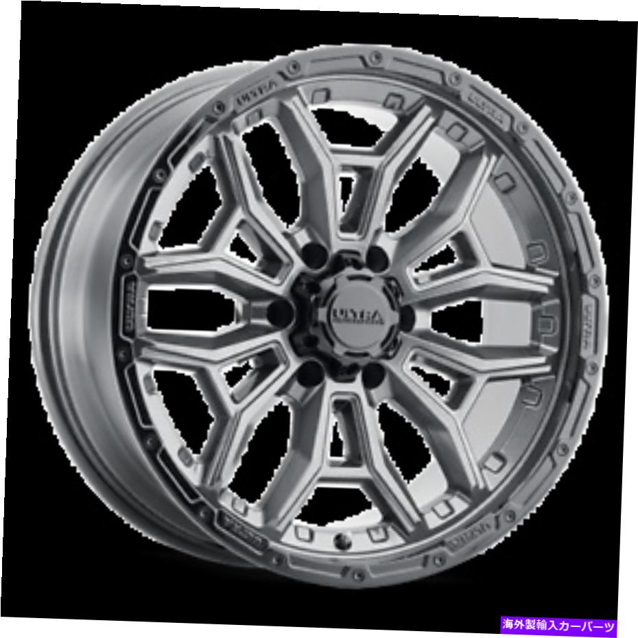 ホイール　４本セット 17x9 Ultra 126gn Warmonger 6 Anthraciteブラックリップホイール6x5.5（18mm）セット4 17x9 Ultra 126GN Warmonger 6 Anthracite Black LipWheels 6x5.5 (18mm) Set of 4【並行輸入品】