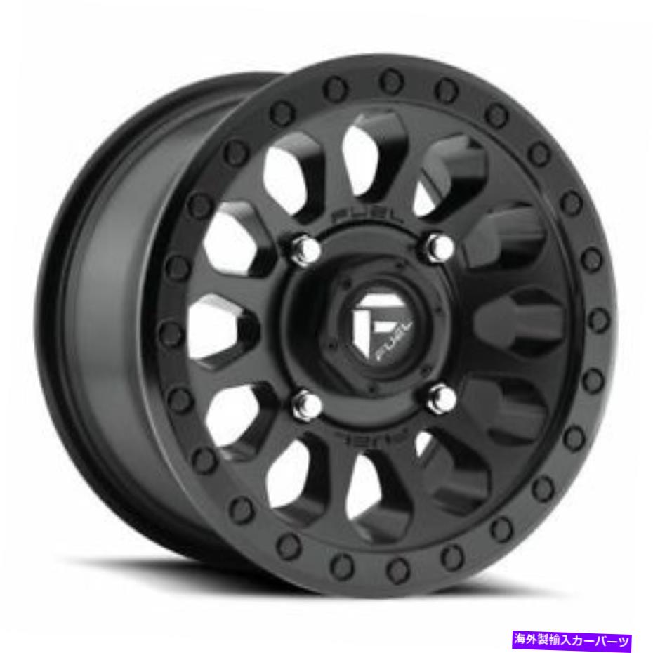 ホイール　４本セット 15x7 D920燃料ベクトルUTVビードロックマットブラックホイール4x137（38mm）セット4 15x7 D920 Fuel Vector UTV BEADLOCK Matte Black Wheels 4x137 (38mm) Set of 4【並行輸入品】