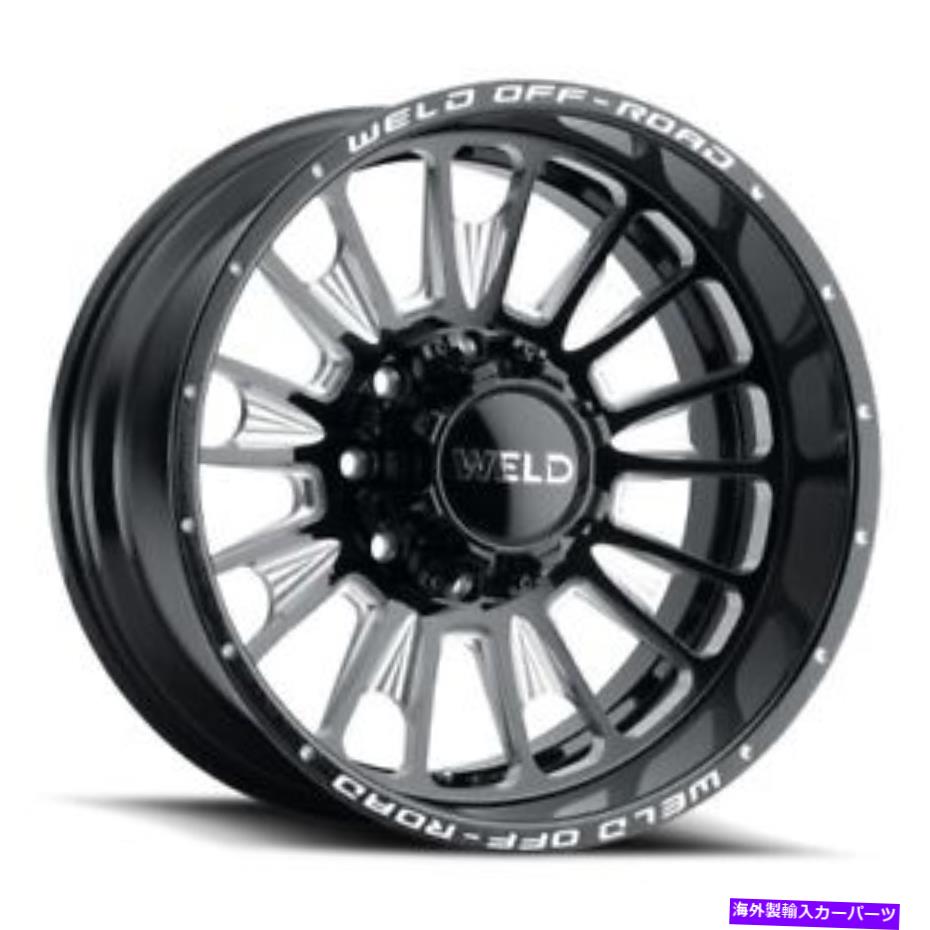 ホイール　４本セット 20x10溶接オフロードW121スコーチブラックミリングホイール5x5.5/5x150（-18mm）セット4 20x10 WELD Off-Road W121 Scorch Black Milled Wheels 5x5.5/5x150 (-18mm) Set of 4【並行輸入品】