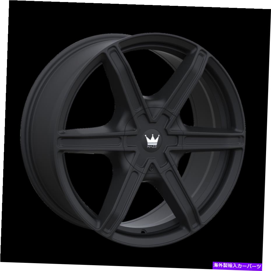 ホイール 4本セット 20x8.5 Mazzi Stilts Matteブラックホイール6x135/6x5.5(30mm)4のセット 20x8.5 MAZZI Stilts Matte Black Wheels 6x135/6x5.5 (30mm) Set of 4【並行輸入品】|Us Custom Parts Shop USDM