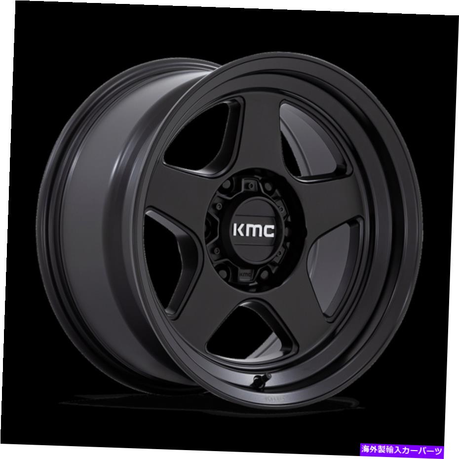 ホイール　４本セット 17x8.5 kmc km728ロボマットブラックホイール6x135（-10mm）セット4 17x8.5 KMC KM728 Lobo Matte Black Wheels 6x135 (-10mm) Set of 4【並行輸入品】｜Us Custom Parts Shop USDM