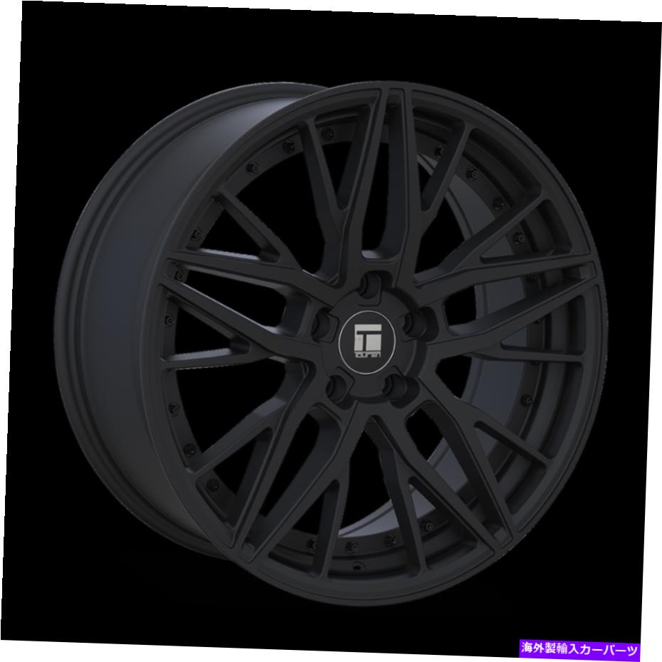 ホイール　４本セット 18x8 Touren TR93サテンブラックリベットホイール5x4.5（35mm）セット4 18x8 TOUREN TR93 Satin Black RIVET Wheels 5x4.5 (35mm) Set of 4【並行輸入品】｜Us Custom Parts Shop USDM