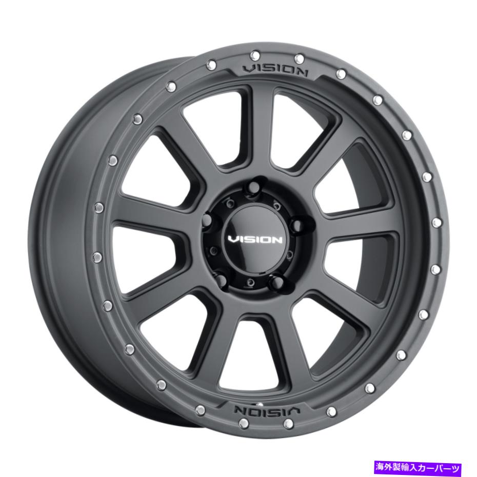 ホイール　４本セット 20x9ビジョン350 ojosサテンブラックホイール6x135（12mm）セット4 20x9 Vision 350 Ojos Satin Black Wheels 6x135 (12mm) Set of 4【並行輸入品】