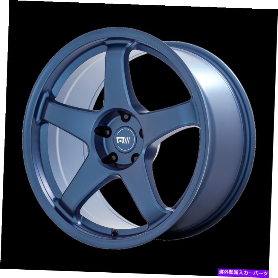 ホイール　４本セット 18x9.5 motegi mr151 cs5サテンメタリックブルーホイール5x4.5（40mm）セット4 18x9.5 Motegi MR151 CS5 Satin Metallic Blue Wheel 5x4.5 (40mm) Set of 4【並行輸入品】