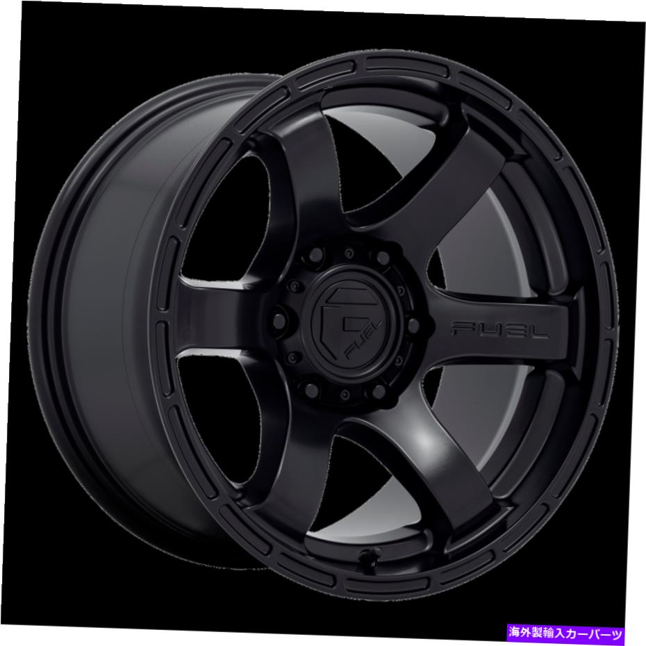 ホイール　４本セット 17x9燃料1PC D766ラッシュサテンブラックホイール6x5.5（-12mm）セット4 17x9 Fuel 1pc D766 RUSH SATIN BLACK Wheel 6x5.5 (-12mm) Set of 4【並行輸入品】