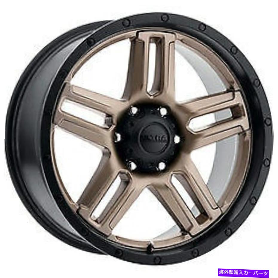 ホイール　４本セット 18x9ウルトラ258bzプラウラートラックダークサテンブロンズホイール5x5（10mm）セット4セット 18x9 Ultra 258BZ Prowler Truck Dark Satin Bronze Wheels 5x5 (10mm) Set of 4【並行輸入品】
