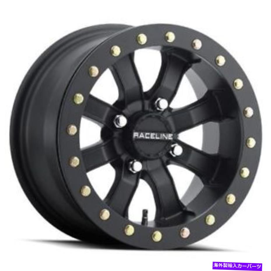 ホイール　４本セット 15x7 Raceline A71B Mamba UTVビードロックサテンブラックホイール4x137（0mm）セット4 15x7 Raceline A71B Mamba UTV Beadlock Satin Black Wheels 4x137 (0mm) Set of 4【並行輸入品】 320,414円