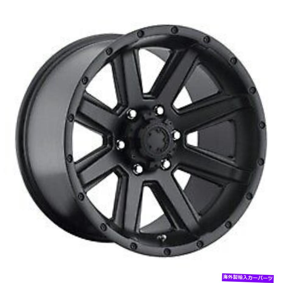 ホイール　４本セット 18x8.5ウルトラ195SBクラッシャーサテンブラックホイール6x135（25mm）セット4 18x8.5 Ultra 195SB Crusher Satin Black Wheels 6x135 (25mm) Set of 4【並行輸入品】