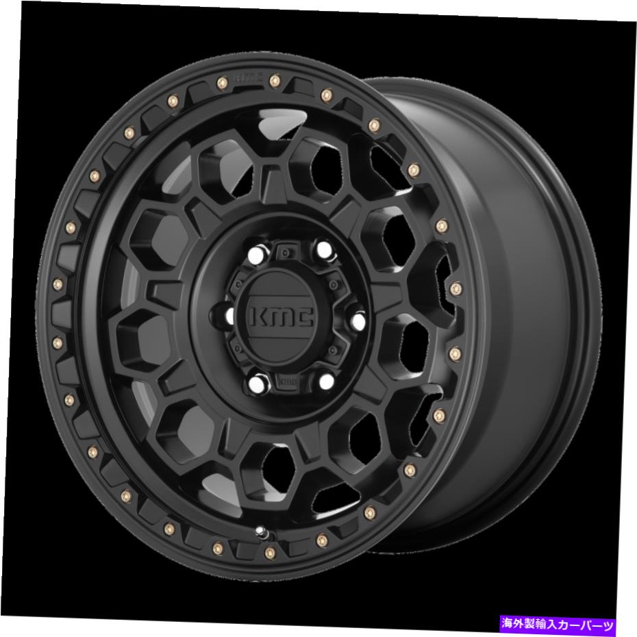 ホイール 4本セット 17x9 kmc km545トレックサテンブラックホイール6x135(18mm)セット4 17x9 KMC KM545 Trek Satin Black Wheel 6x135 (18mm) Set of 4【並行輸入品】|Us Custom Parts Shop USDM