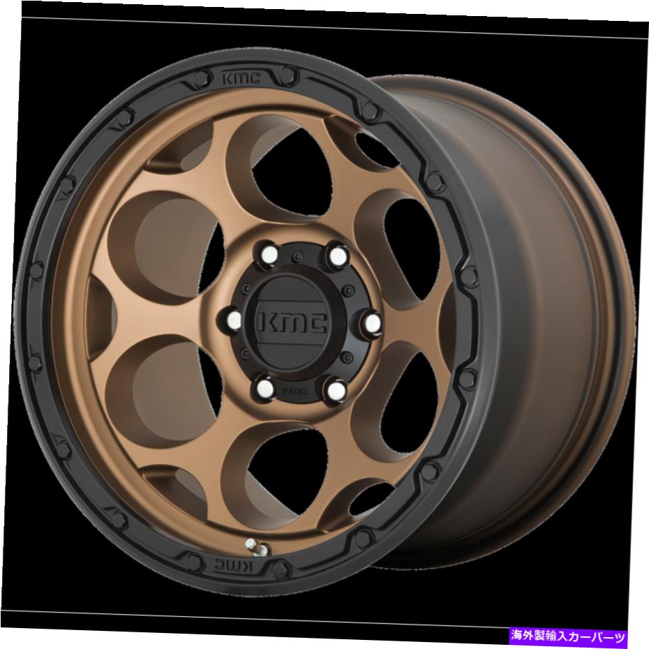 ホイール　４本セット 17x8.5 kmc km541ダーティハリーマットブロンズw/ブラックリップホイール8x6.5（0mm）セット4 17x8.5 KMC KM541 Dirty Harry Matte Bronze W/Black Lip Wheel 8x6.5 (0mm) Set of 4【並行輸入品】 319,275円