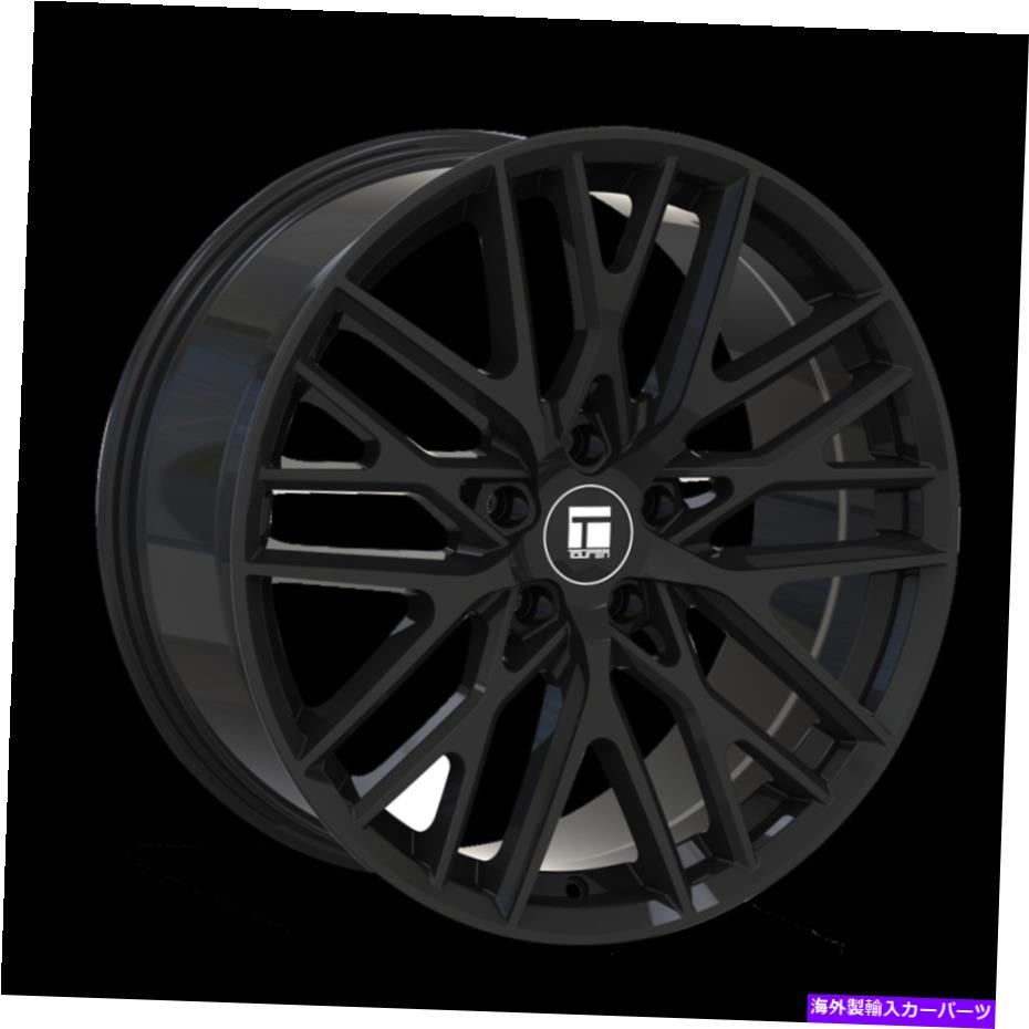 ホイール　４本セット 19x8.5 Touren TR91グロスブラックホイール5x108（35mm）セット4 19x8.5 TOUREN TR91 Gloss Black Wheels 5x108 (35mm) Set of 4【並行輸入品】