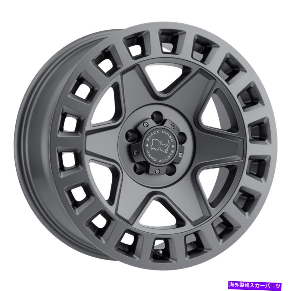 ホイール　４本セット 17x8ブラックサイヨークマットガンメタルホイール5x4.5（35mm）セット4 17x8 Black Rhino York Matte Gunmetal Wheels 5x4.5 (35mm) Set of 4【並行輸入品】｜Us Custom Parts Shop USDM