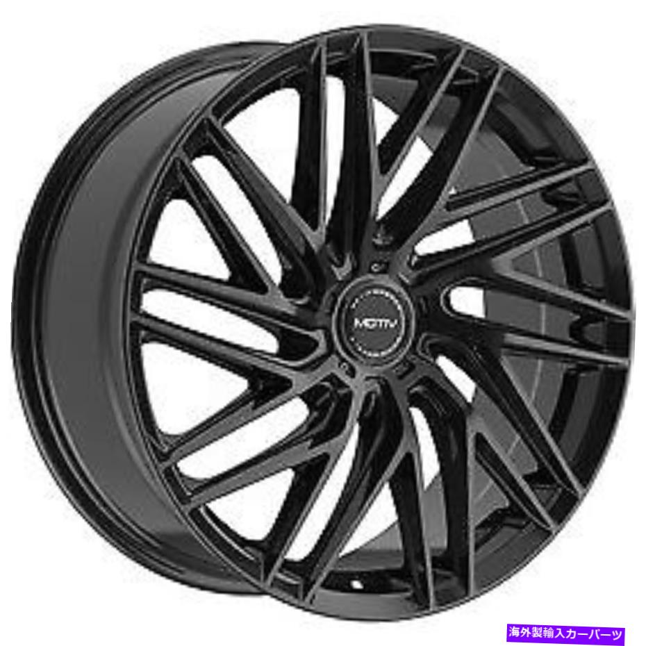 ホイール　４本セット 22x9 Motiv 429bアライングロスブラックホイール5x4.5（40mm）セット4のセット 22x9 Motiv 429B Align Gloss Black Wheels 5x4.5 (40mm) Set of 4【並行輸入品】