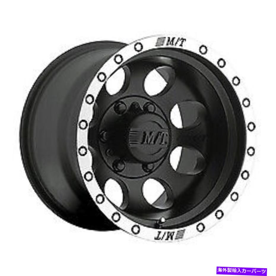 ホイール 4本セット 17x9ミッキートンプソンクラシックバハロックブルクマッハホイール5x5(-12mm)セット4 17x9 Mickey Thompson Classic Baja Lock Blk Mach Wheel 5x5 (-12mm) Set of 4【並行輸入品】|Us Custom Parts Shop USDM