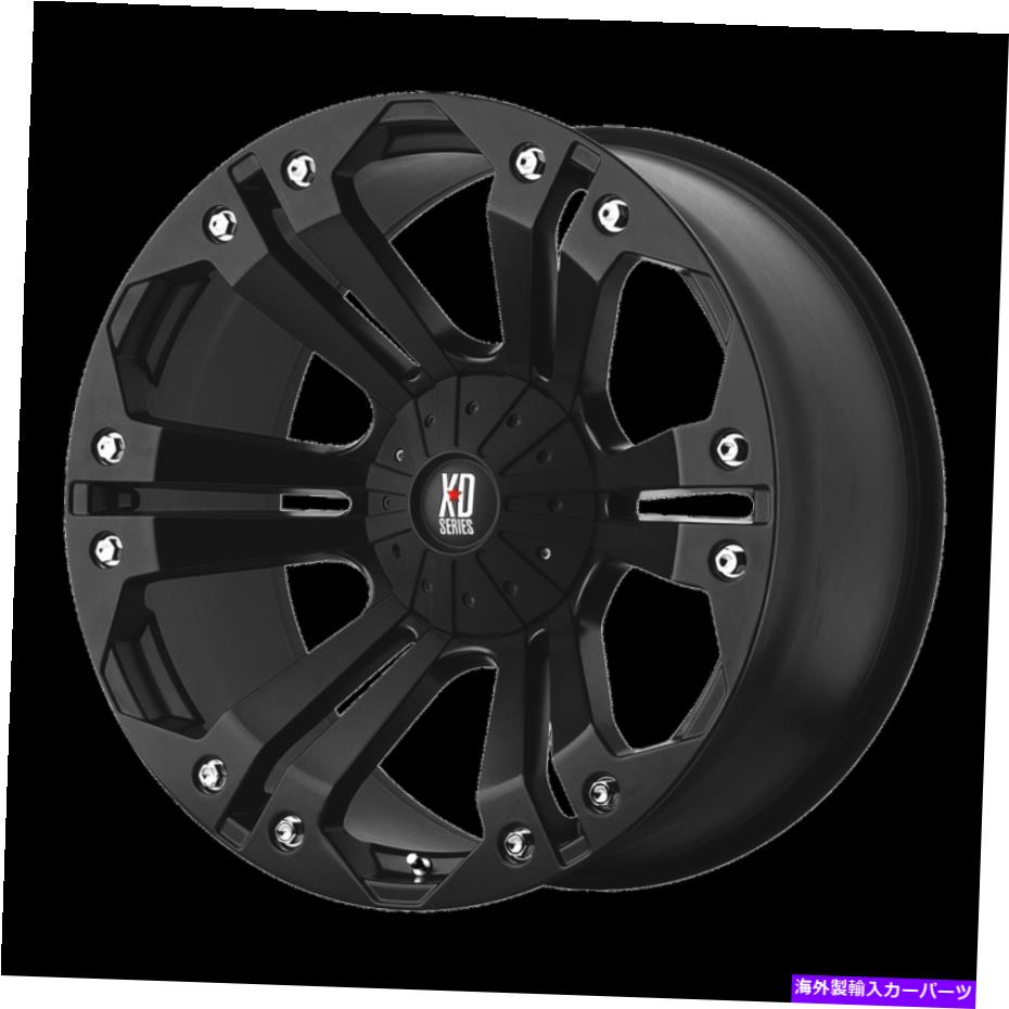 ホイール　４本セット 18x9 XDシリーズXD778マットブラックホイール8x170（-12mm）セット4 18x9 XD Series XD778 Matte Black Wheels 8x170 (-12mm) Set of 4【並行輸入品】